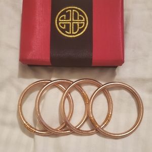 BudhaGirl All Weather Bangles Rosegold  Medium